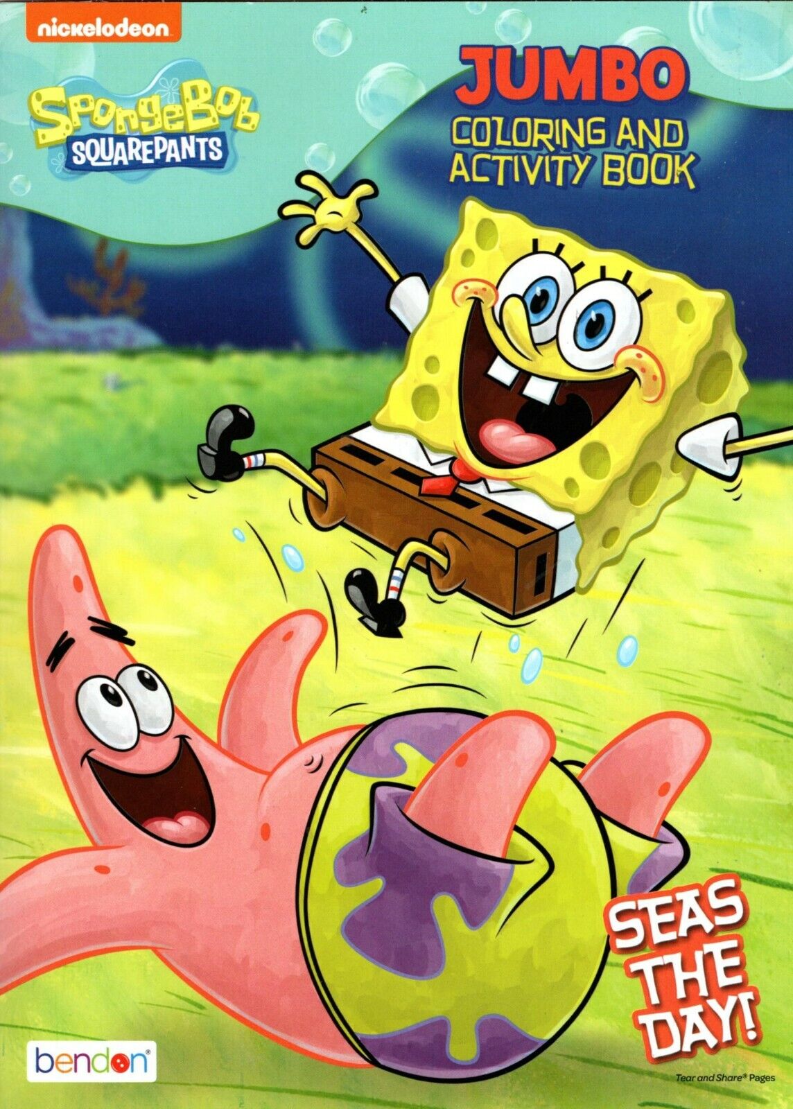 SpongeBob Seas the Day & Absorbing Adventures - Jumbo Coloring & Activity Book
