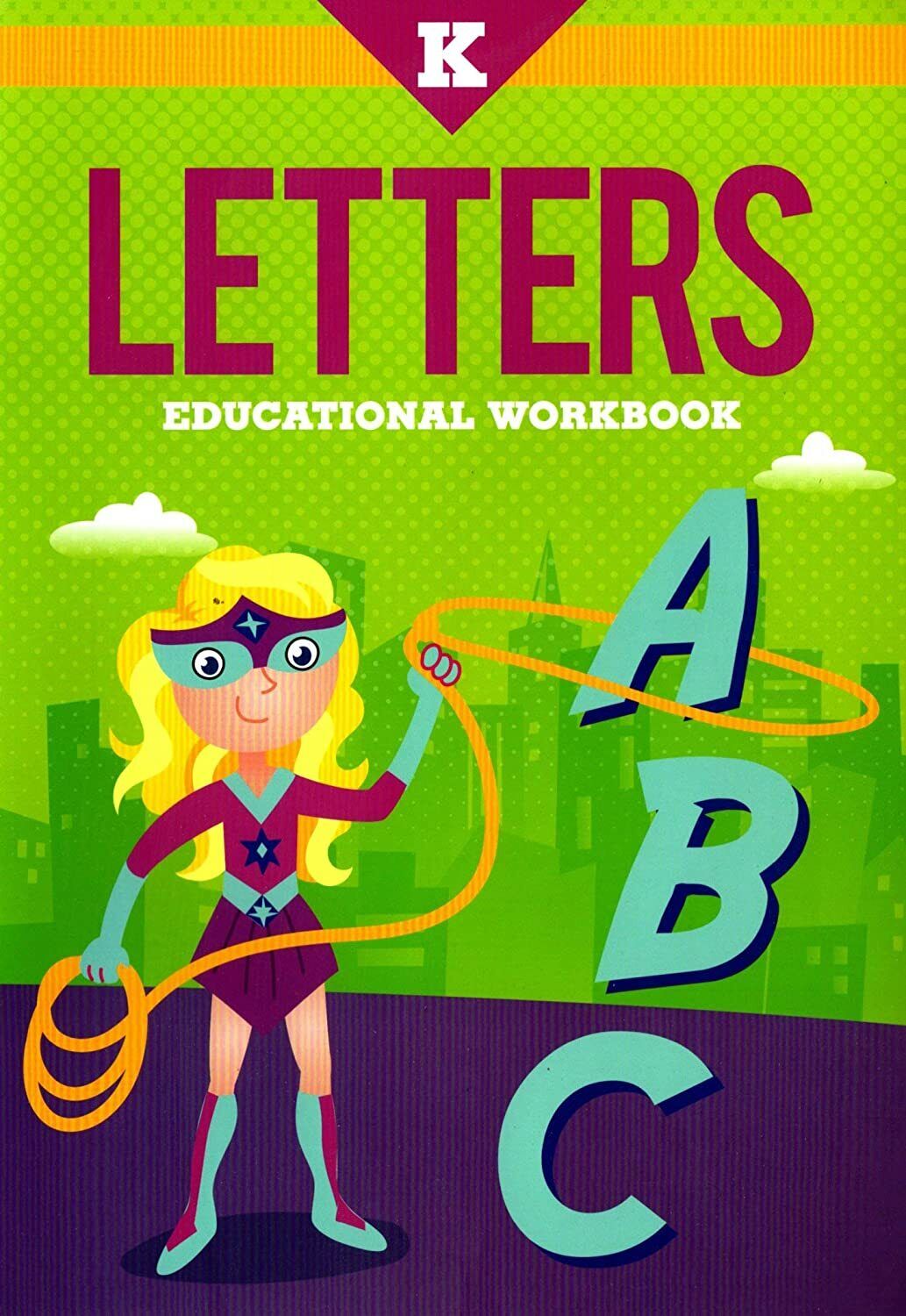 Kindergarten Educational Workbooks - Set of 4 Books - v3