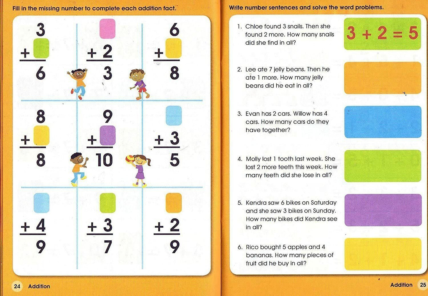 Educational Workbooks - First Grade - Set of 4 Books - v3