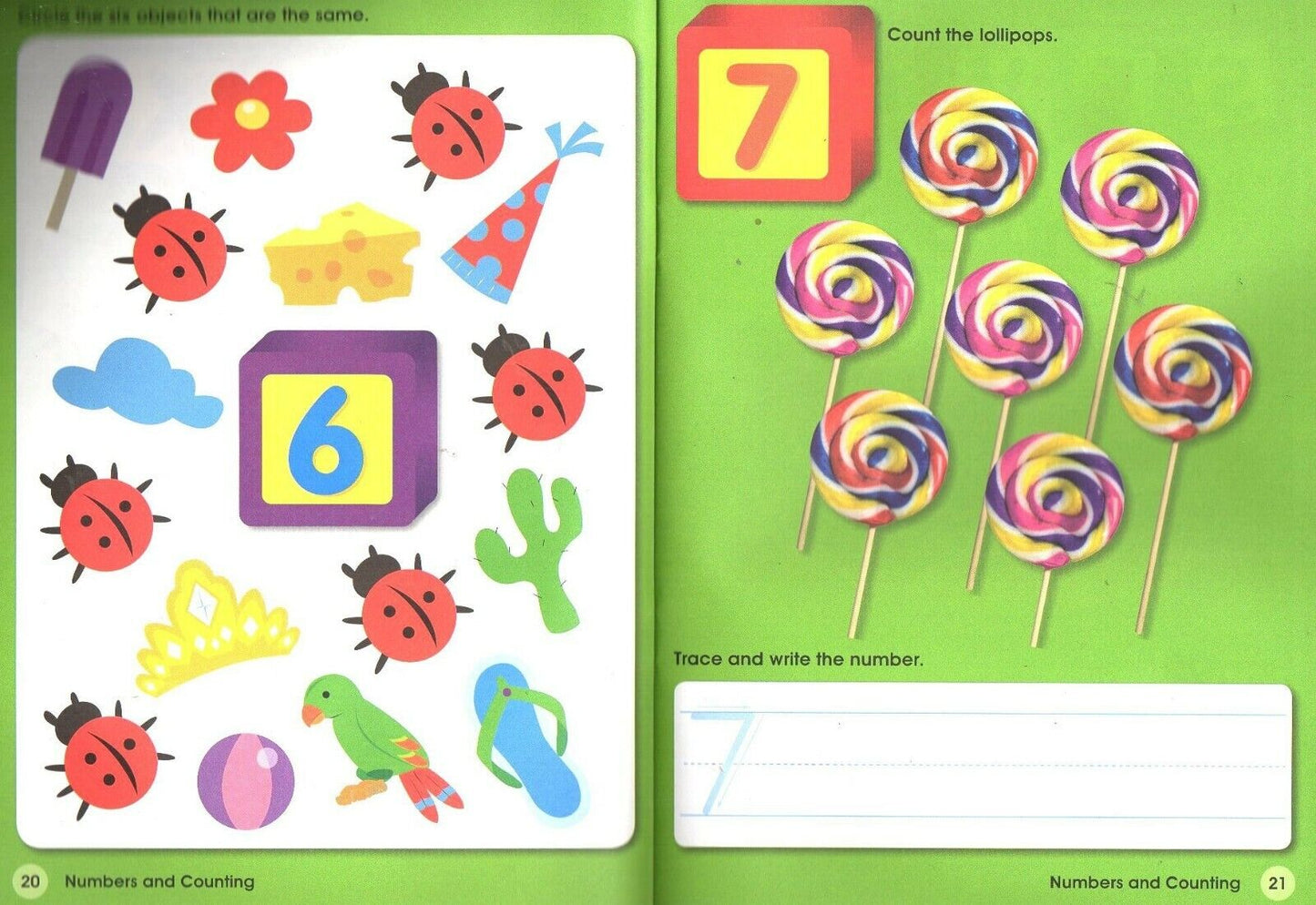 Numbers and Counting - Educational Workbooks - Grade K