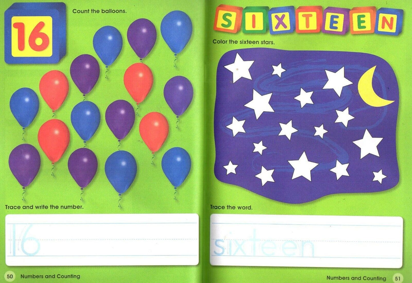 Numbers and Counting - Educational Workbooks - Grade K