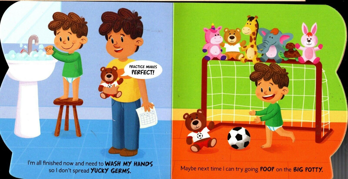 Conquering the Potty and Victory on the Potty - Children's Board Book (Set of 2)