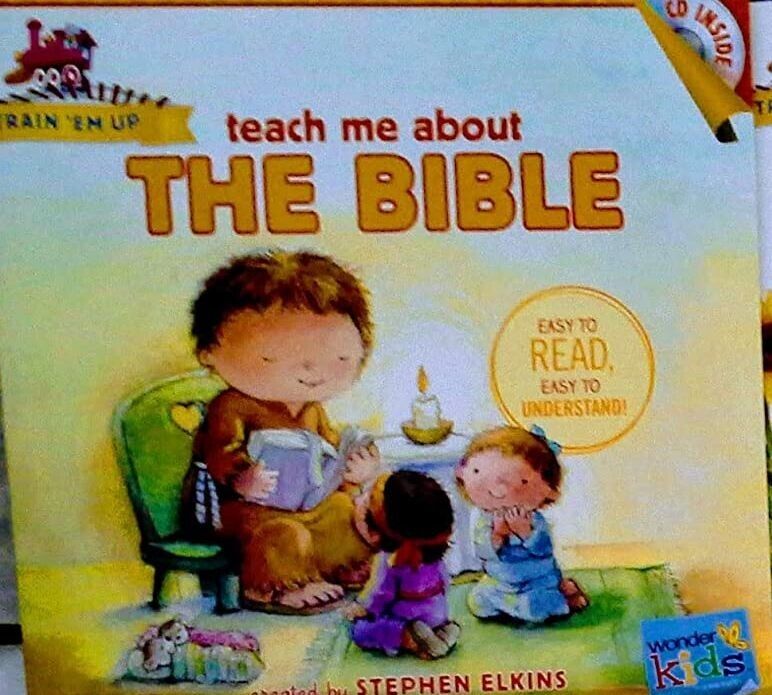 Wonder Kids Train Em Up: Teach Me About The Bible, Church & Prayer Book & CD