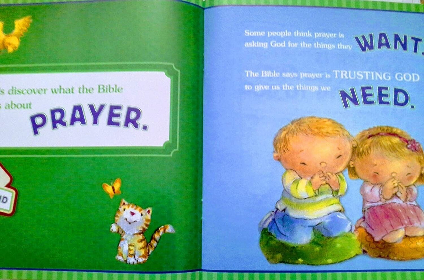 Wonder Kids Train Em Up: Teach Me About The Bible, Church & Prayer Book & CD