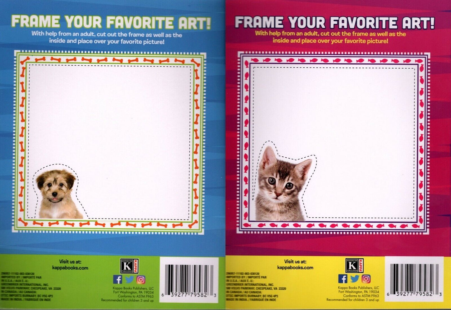 A Paint with Water - Animal Rescue Painting Kittens and Painting Puppies - Set