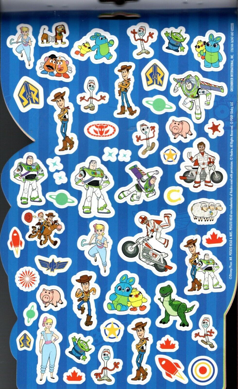 Disney Pixar Toy Story 4 - Over 150 Includes Stickers Collection Book