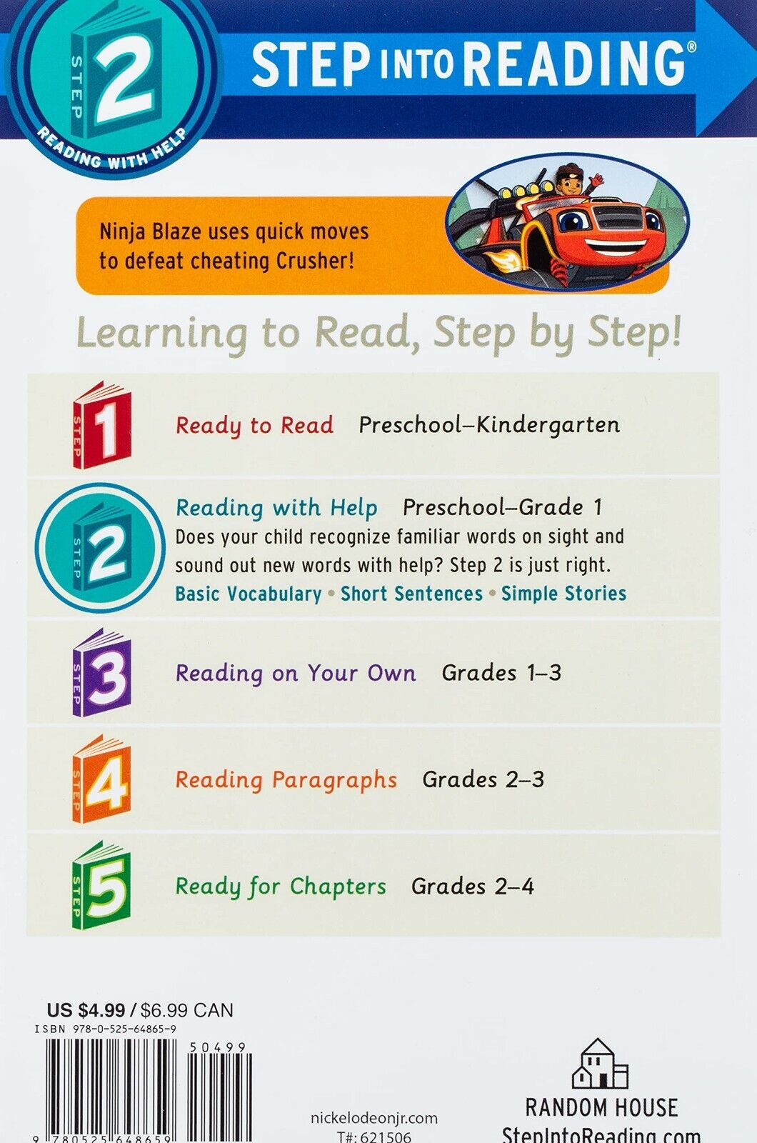 Ninja Blaze! (Blaze and the Monster Machines) (Step into Reading)