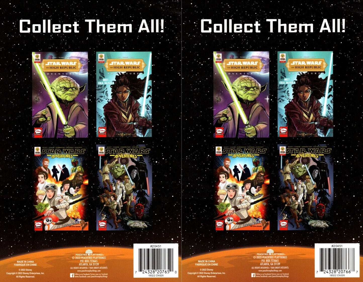 Disney Star Wars Adventures - Comics Book - Issue 1,2 (Set of 2 Books)