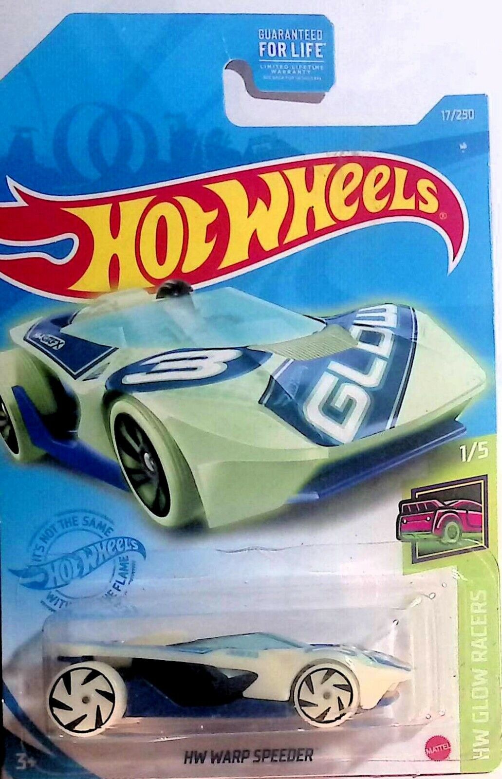Hot Wheels HW Warp Speeder 17/250 HW Glow Racers 1/5