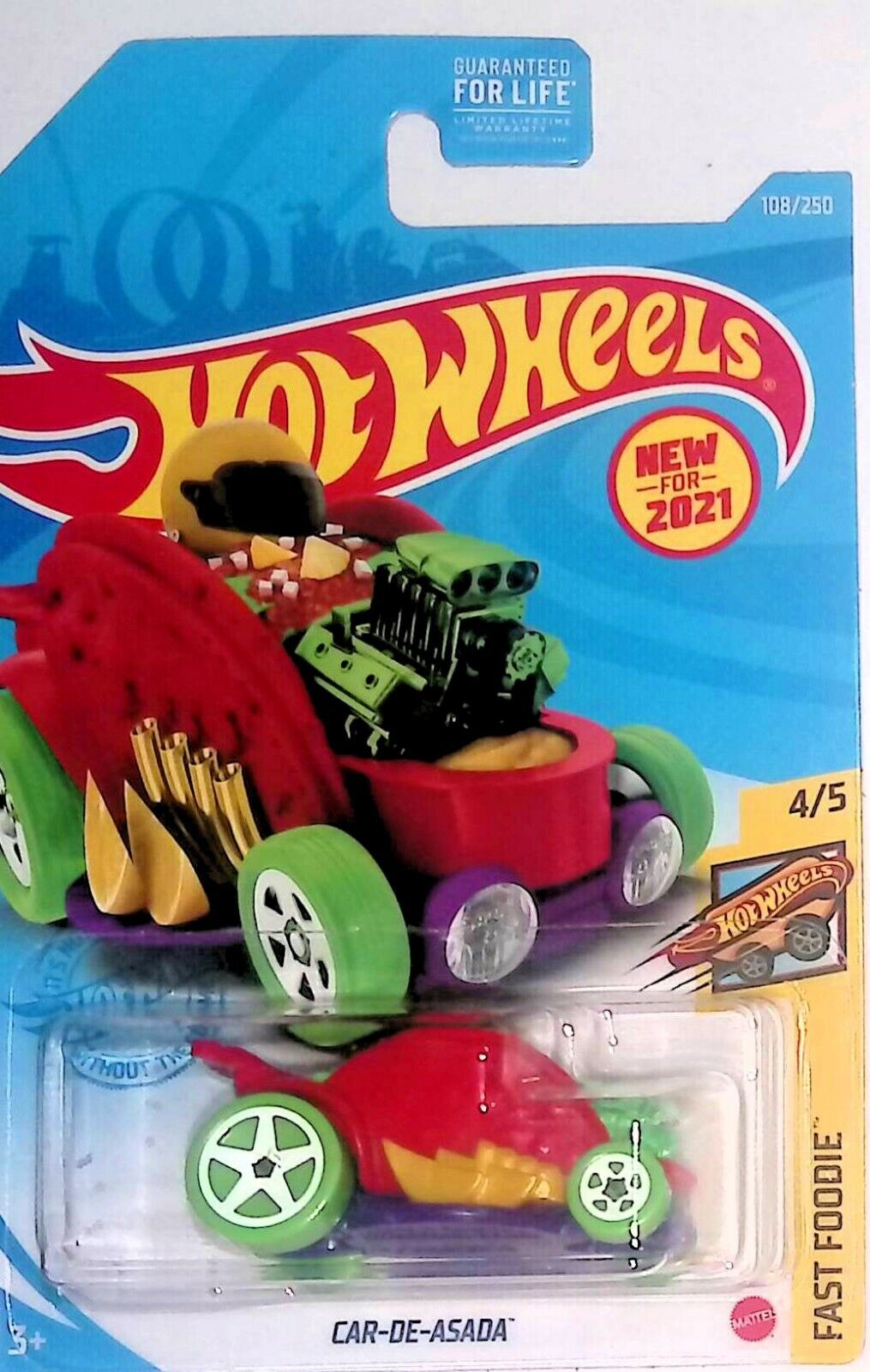 Hot Wheels Car-De-Asada 108/250 Fast Foodie 4/5
