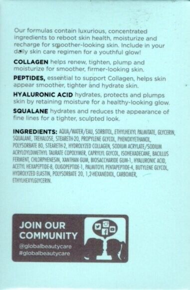 Global Beauty Care Smooth & Lift Collagen Skin Cream with Peptides