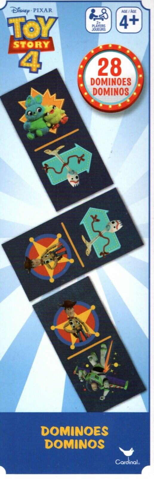 Disney Toy Story 4 - Dominois Domino & Memory Match Game Puzzle 2 Item SET