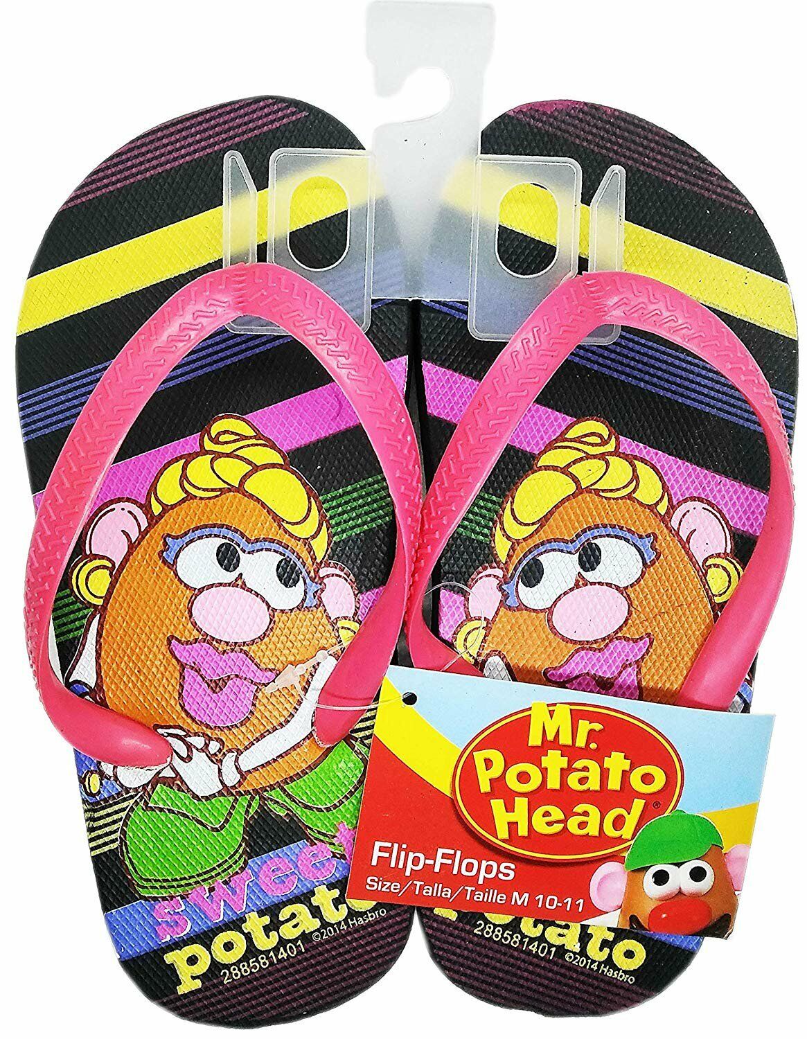 lpf Mr. Potato Head - Flip Flops Sandals - Size M 10-11 (Kids)