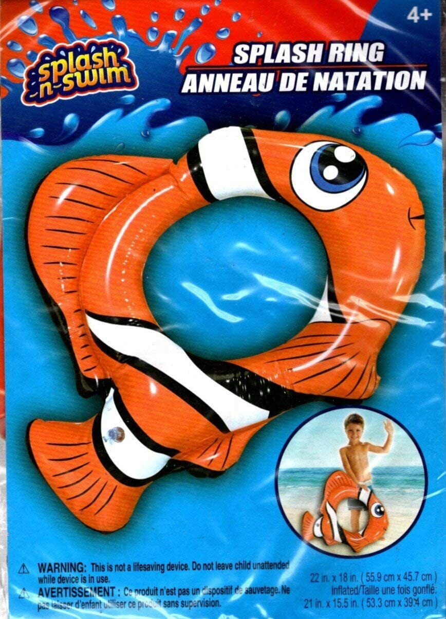Splash-N-Swim - 22" x 18" Swim Ring - Swim Time Fun!