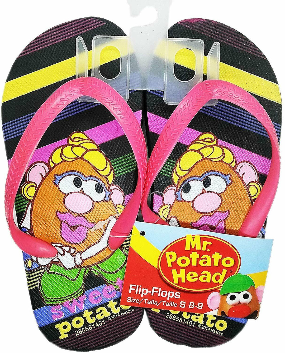 Mr Potato Head - Flip Flops Sandals - Size S 8-9 (Kids)