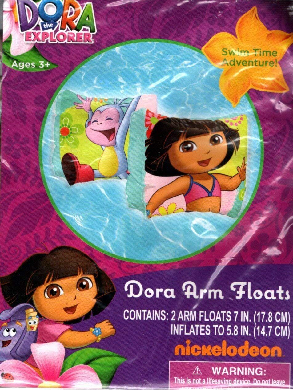 Nickelodeon Dora The Explorer - Arm Floats Includes Repair Kit - Swim Time Fun!