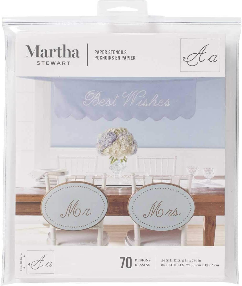Martha Stewart Crafts Large Paper Stencil (9 by 7.5-Inch), 32985