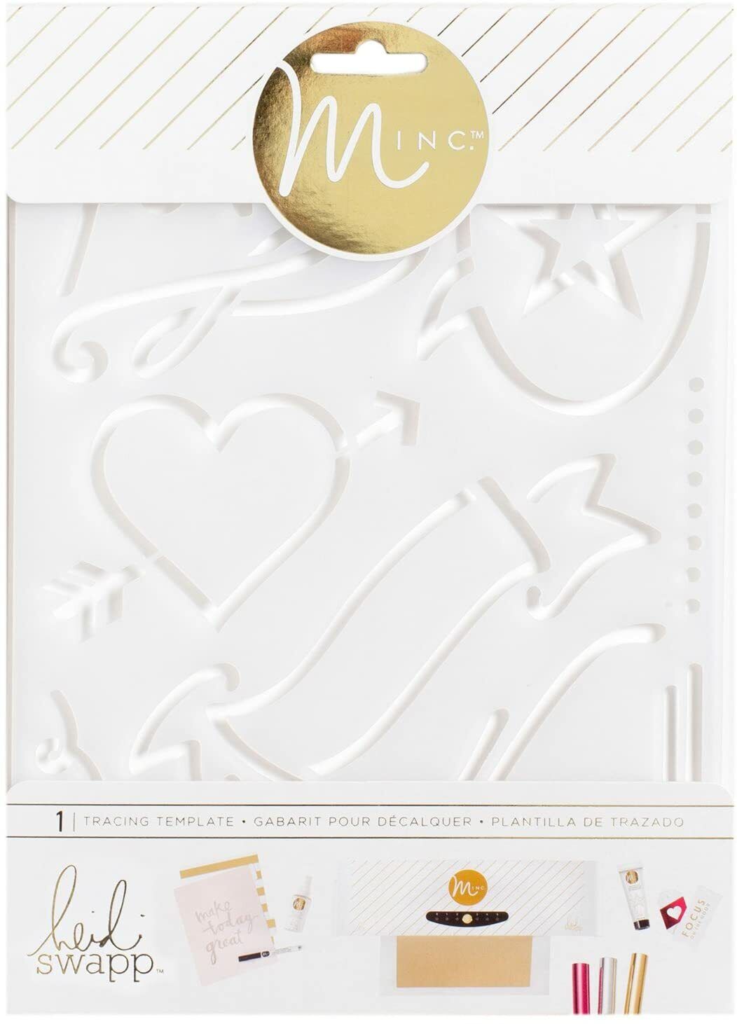 American Crafts Heidi Swapp Minc Tracing Template Love