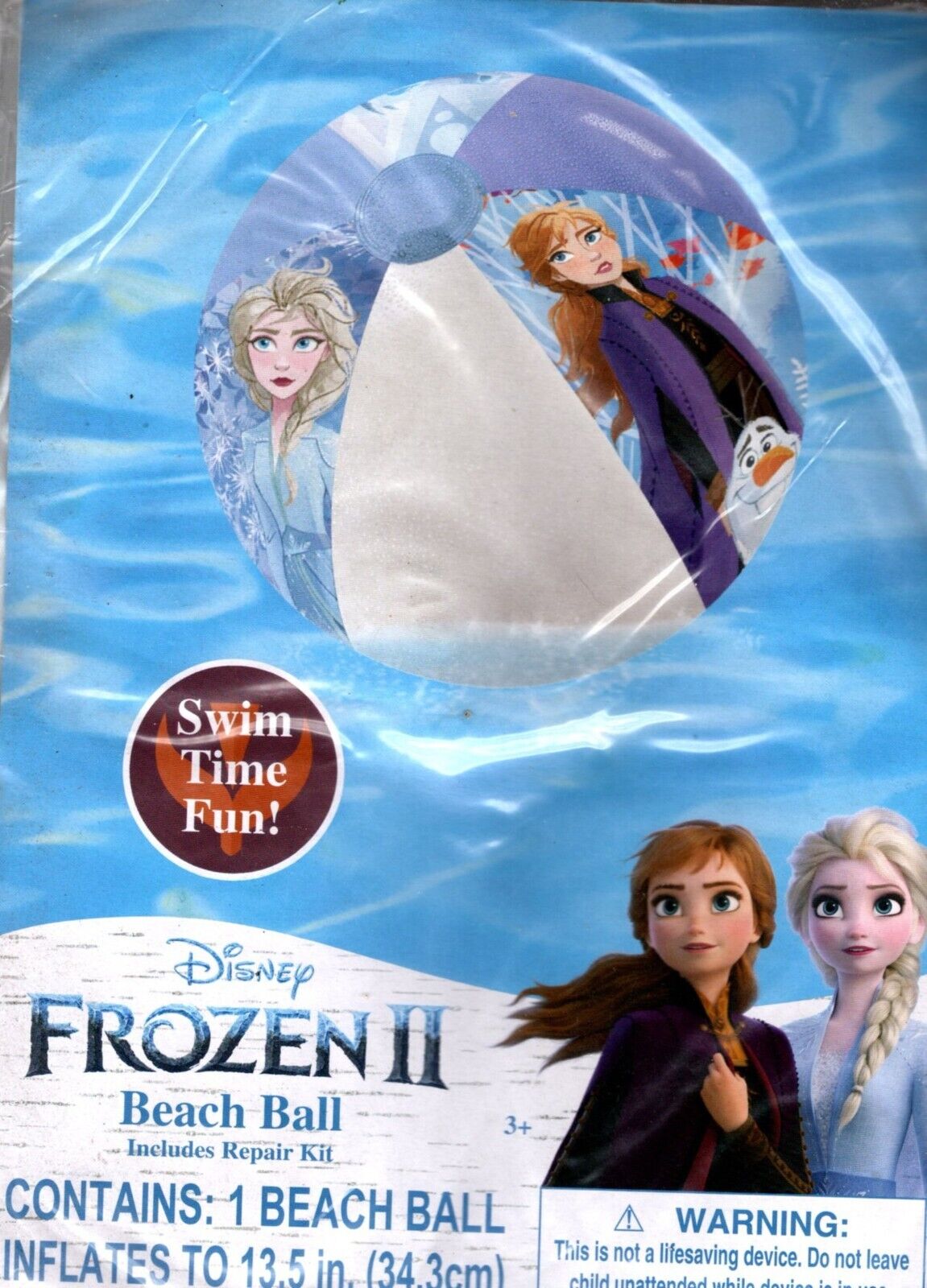 Disney Frozen II - Beach Ball 13.5in Swim Time Fun!