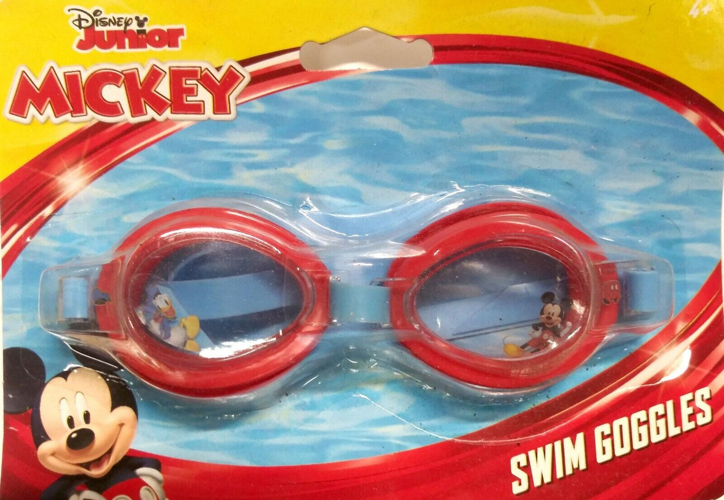 Disney Junior Mickey and the Roadster - 5.8" Arm Floats + Swim Goggles Set of 2