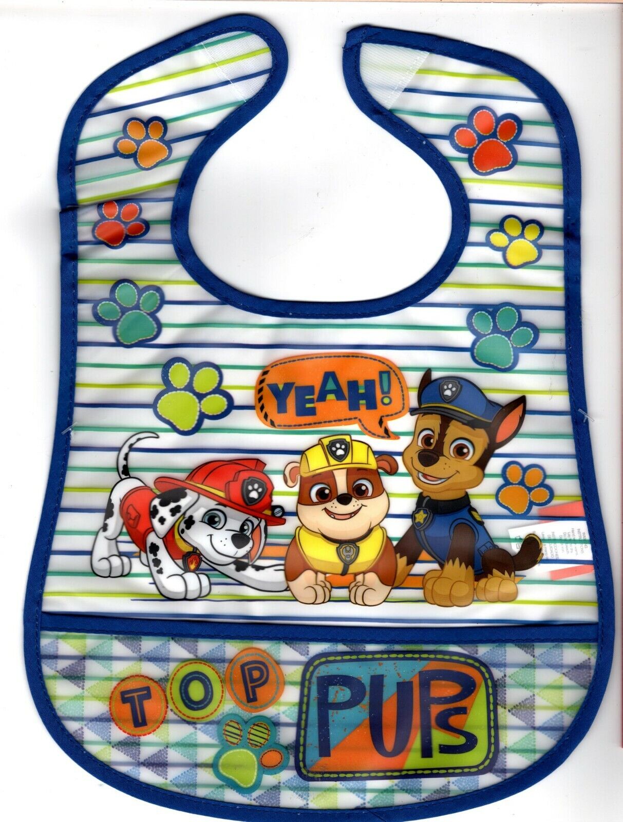 Nickelodeon Paw Patrol Waterproof Vinyl Infant Bib (Set of 2)