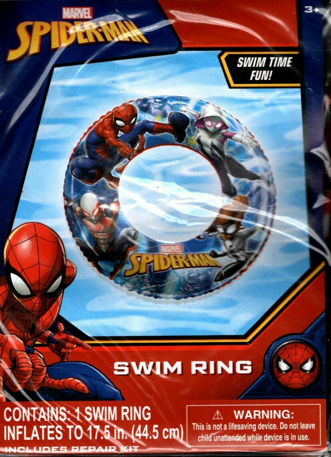 Spider-Man - Swim Ring 17.5`` & Swim Goggles (Set of 2 Pack)