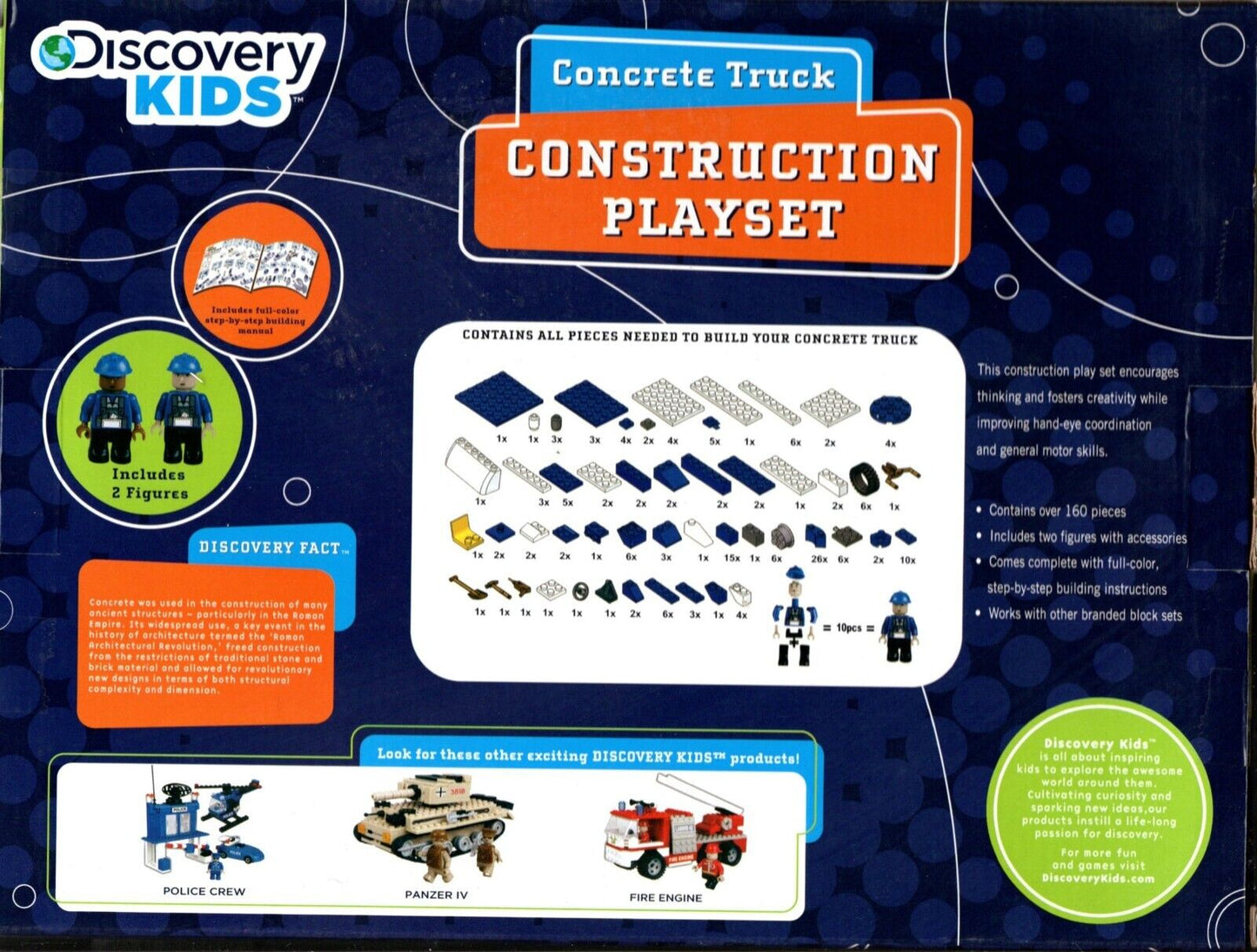 Discovery Kids Concrete Truck Construction Play Set New