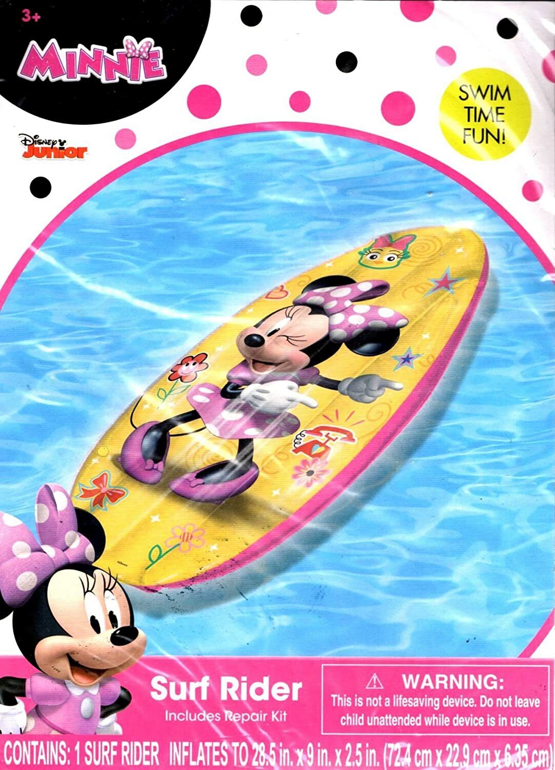 What Kids Want Disney Junior - Minnie Mouse - Surf Rider - Includes Repair Kit