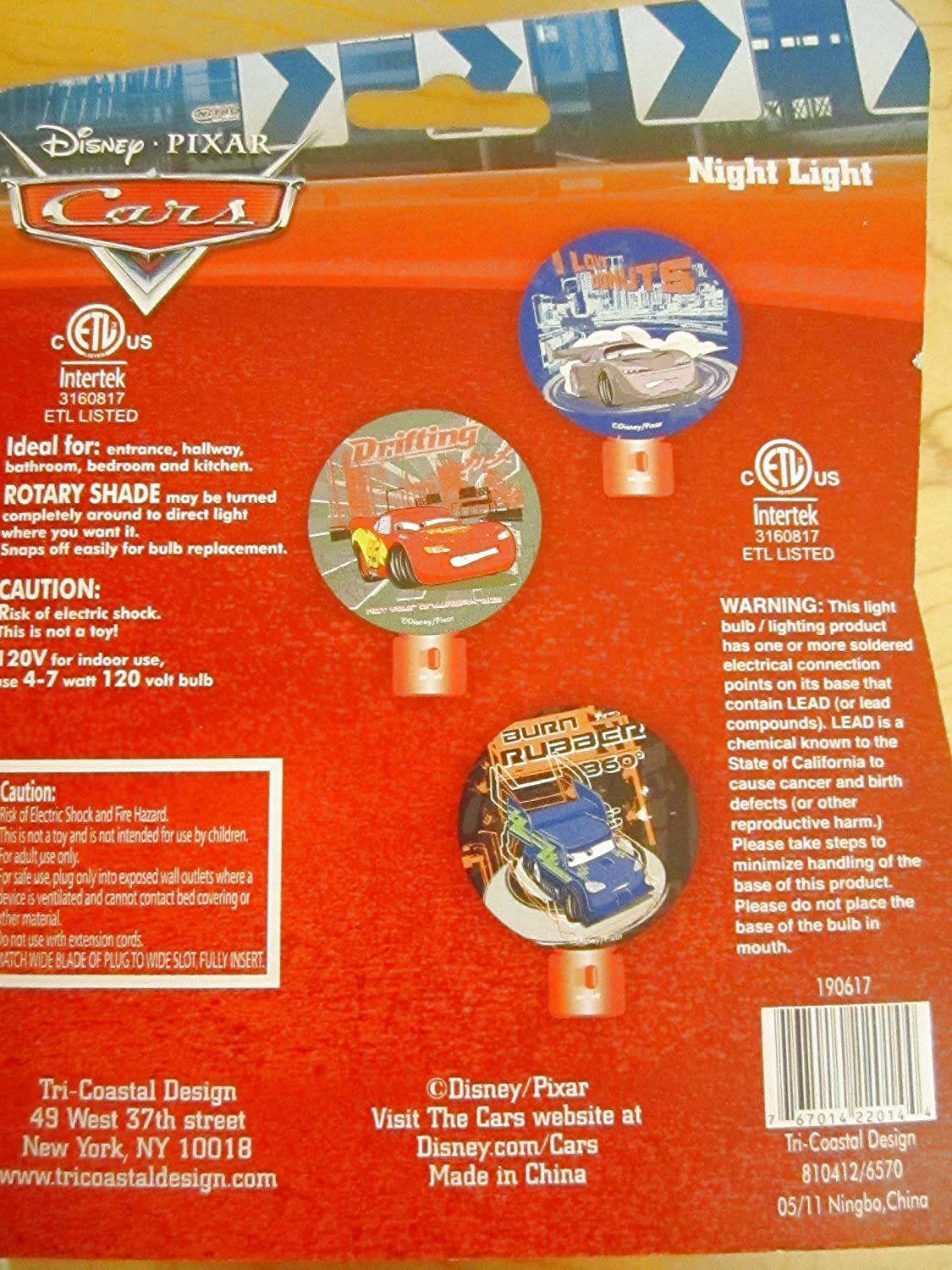 Disney.pixar Cars Night Light