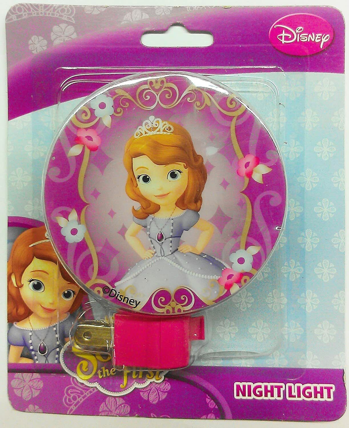 Disney Princess Sofia the First Kids Night Light (One Size, Pink)