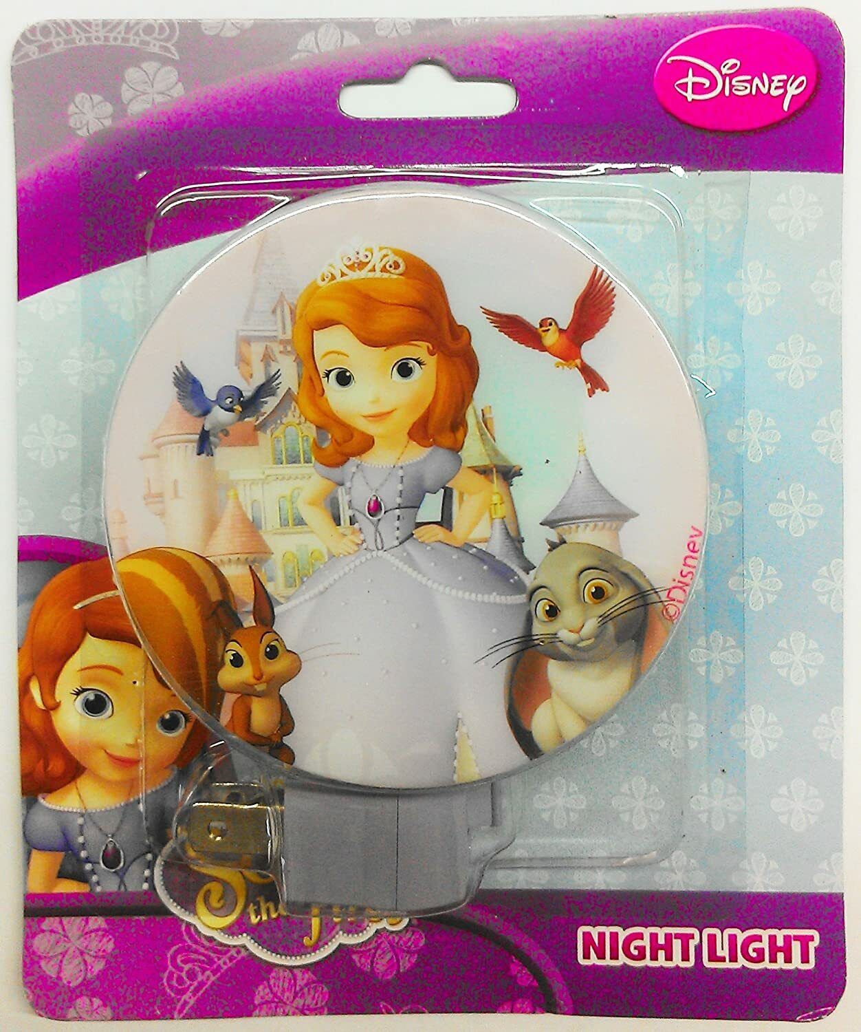 Disney Princess Sofia the First Kids Night Light (One Size, Pink)