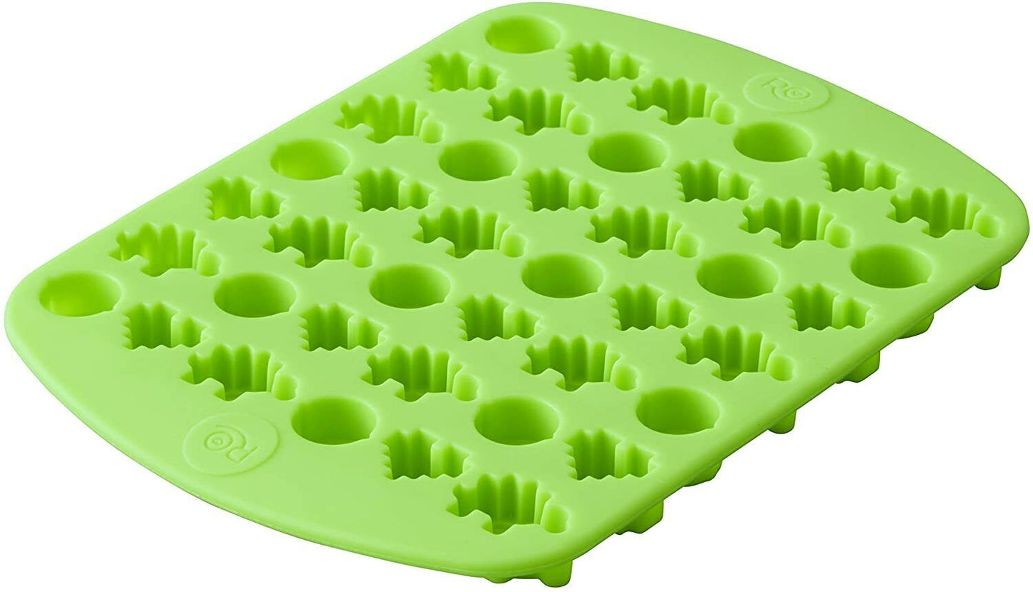 ROSANNA PANSINO by Wilton Nerdy Nummies Silicone Candy Mold, 42-Cavity