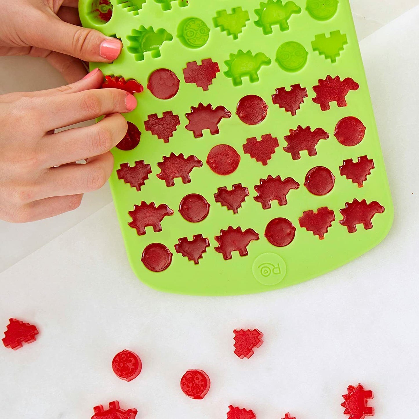 ROSANNA PANSINO by Wilton Nerdy Nummies Silicone Candy Mold, 42-Cavity