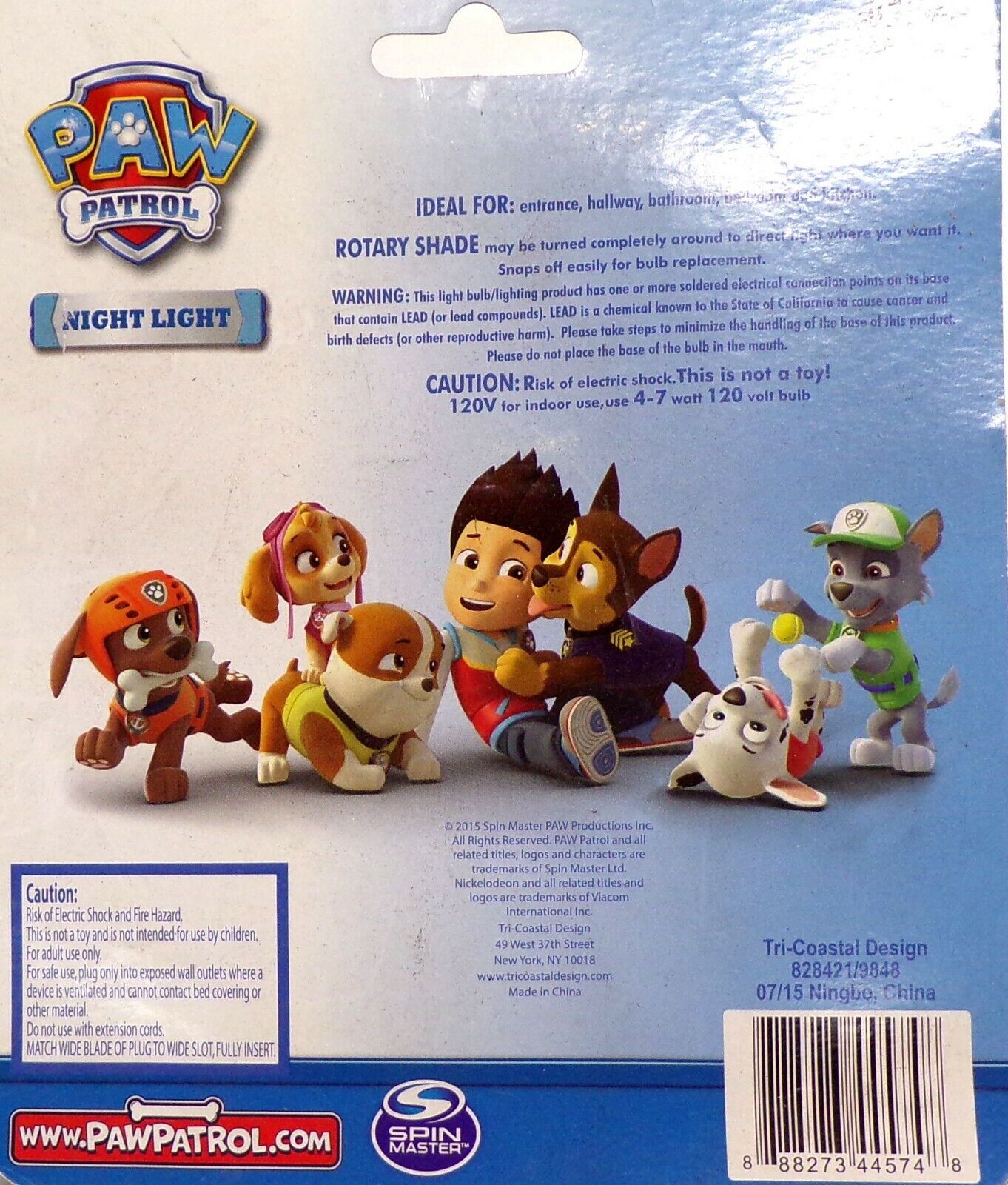 Nickelodeon Paw Patrol - Children Night Light (Set of 2)