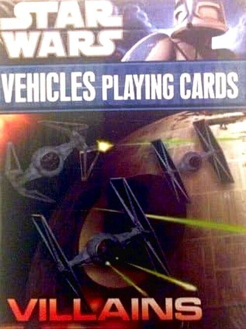 Cartamundi Star Wars Villains Vehicles Playing Cards