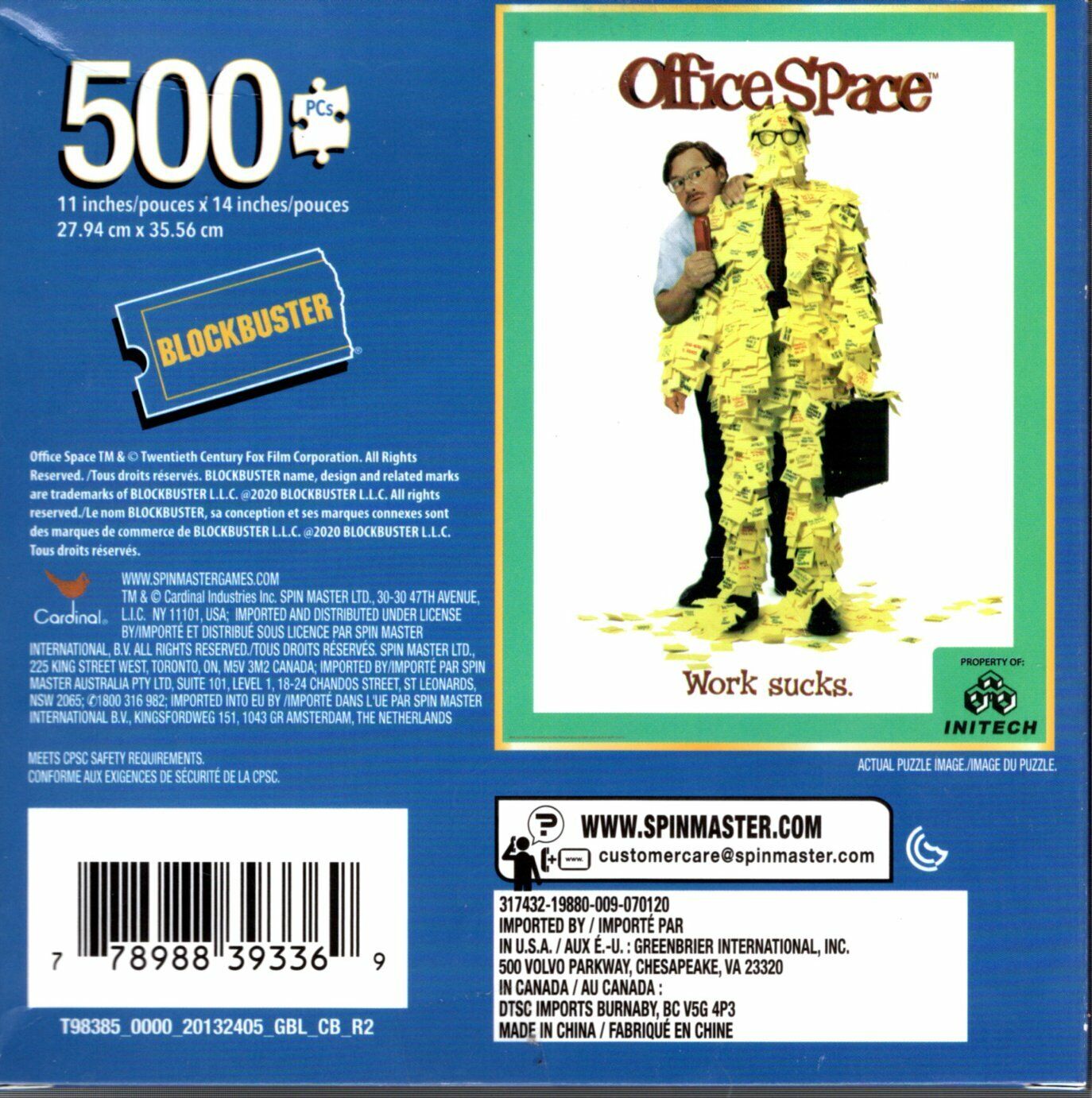 Office Space (Classic Movie) - 500 Pieces Jigsaw Puzzle