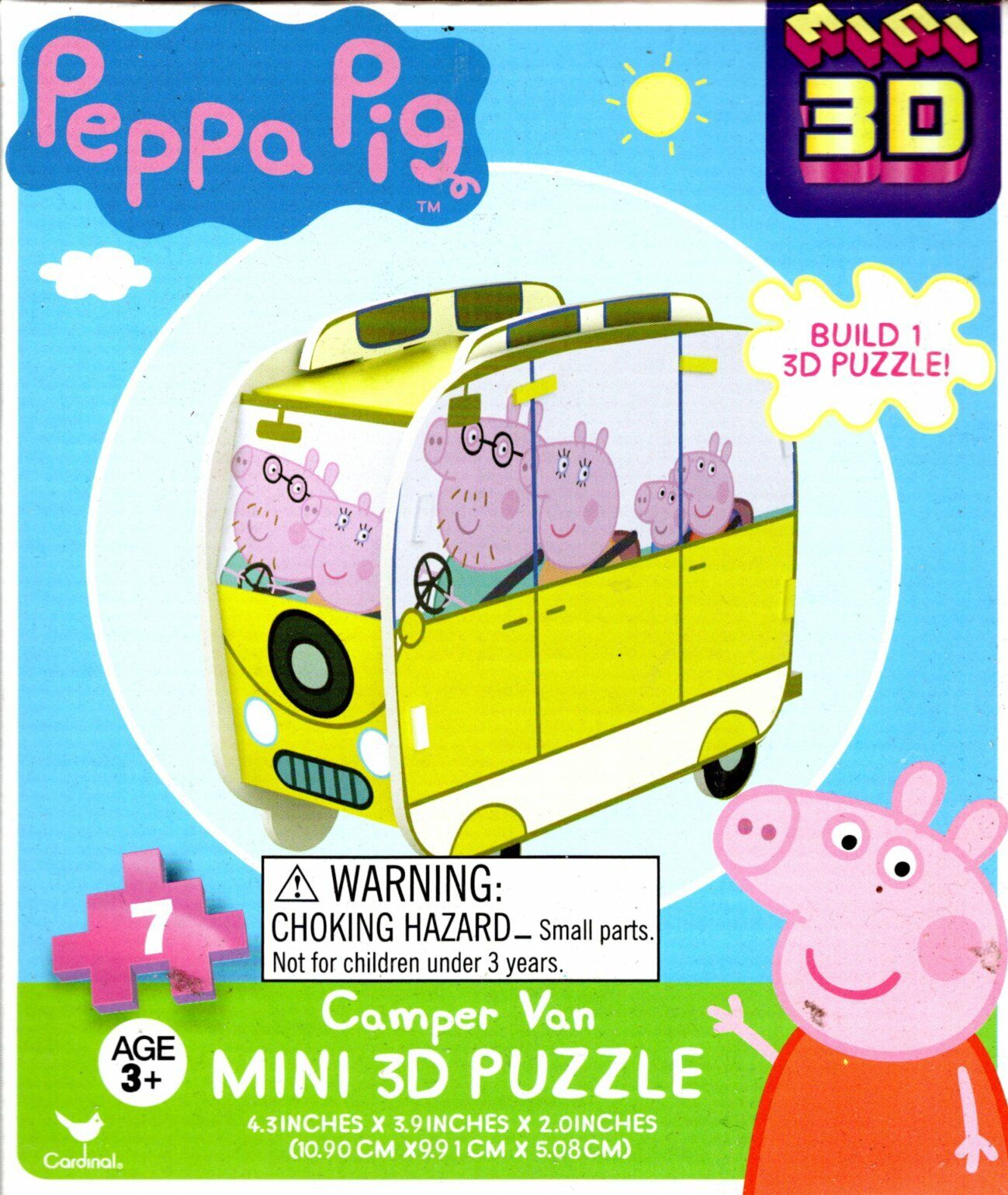 Peppa Pig 3D Puzzle Ages 6+ 19 Pieces