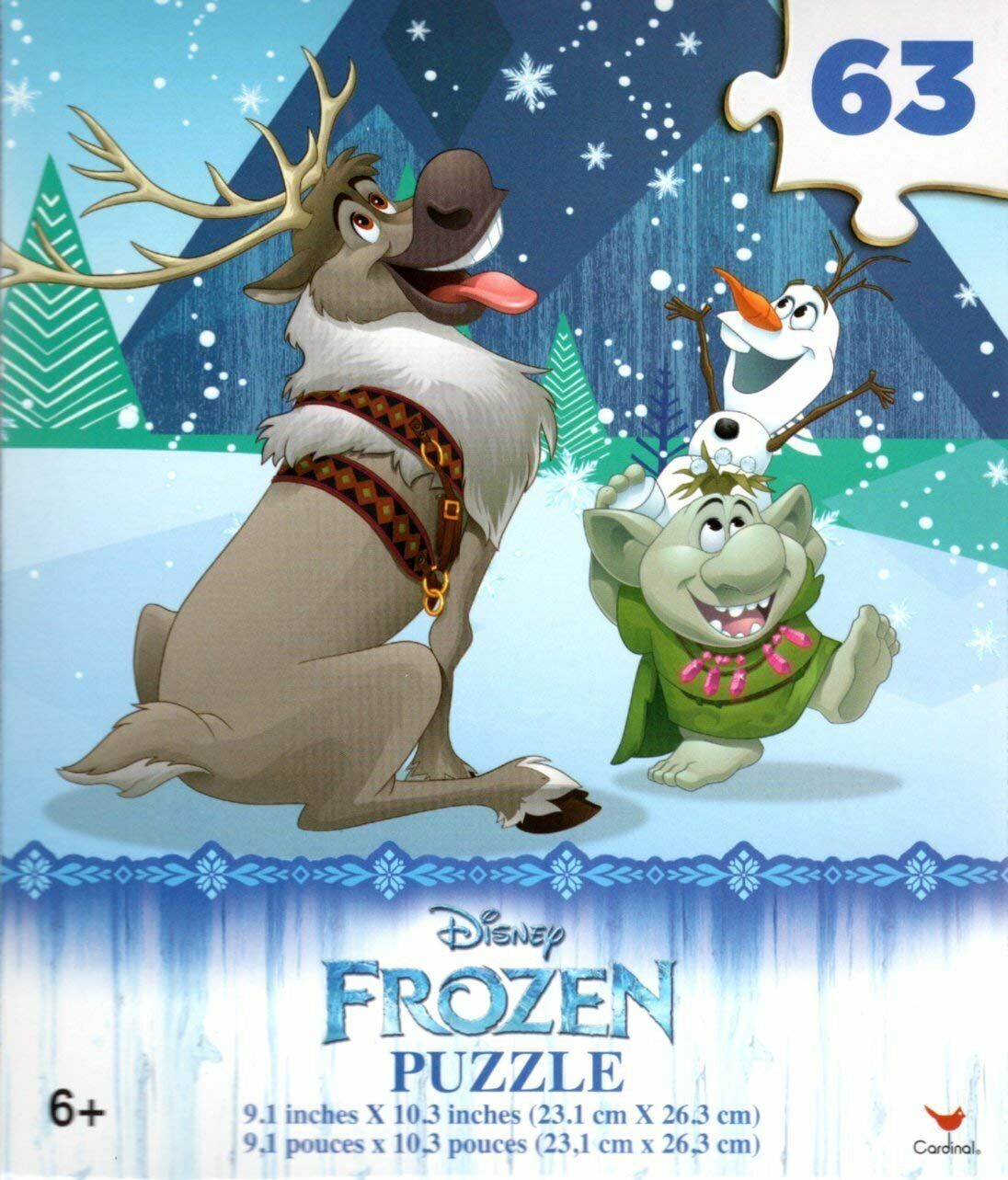 Frozen - 63 Pieces Jigsaw Puzzle - v1