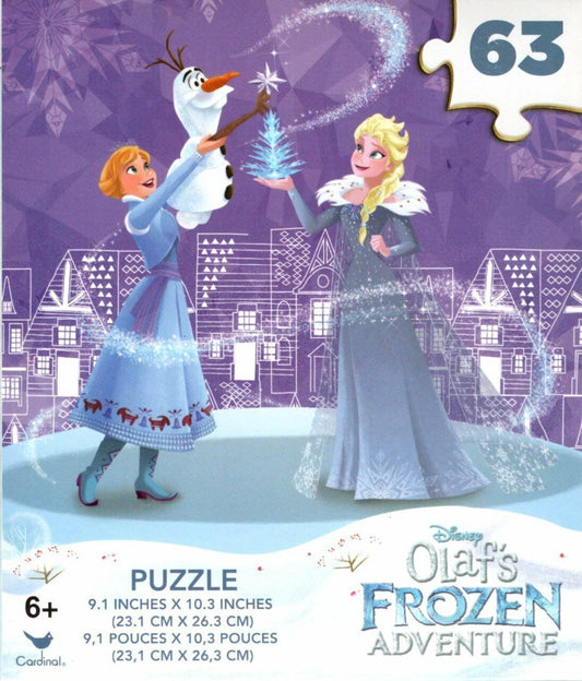 Olaf's Frozen Adventure - 63 Pieces Jigsaw Puzzle - v2