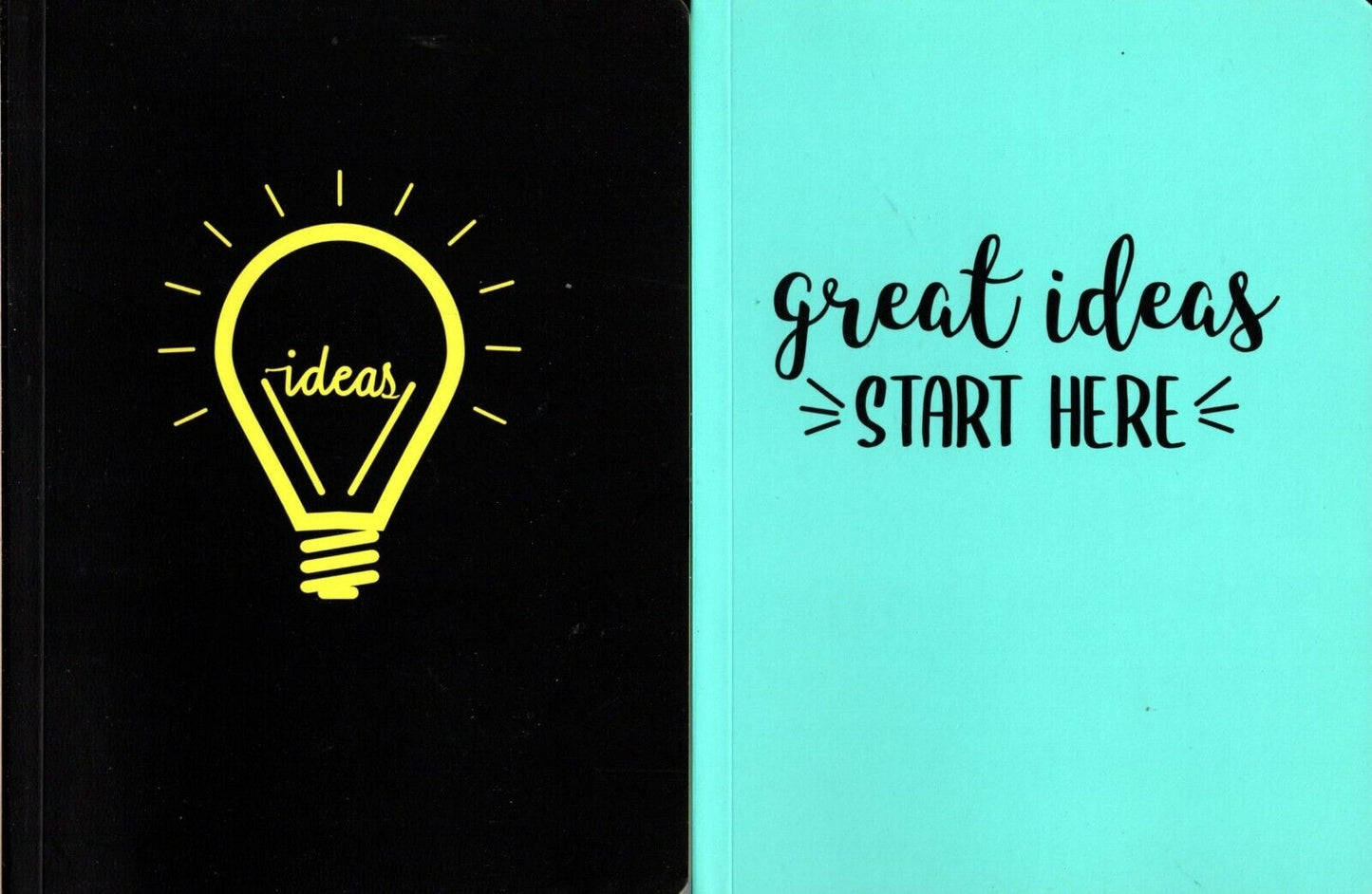 Notebook - Features 120 Blank Pages Inside Journal (Set of 2) v1