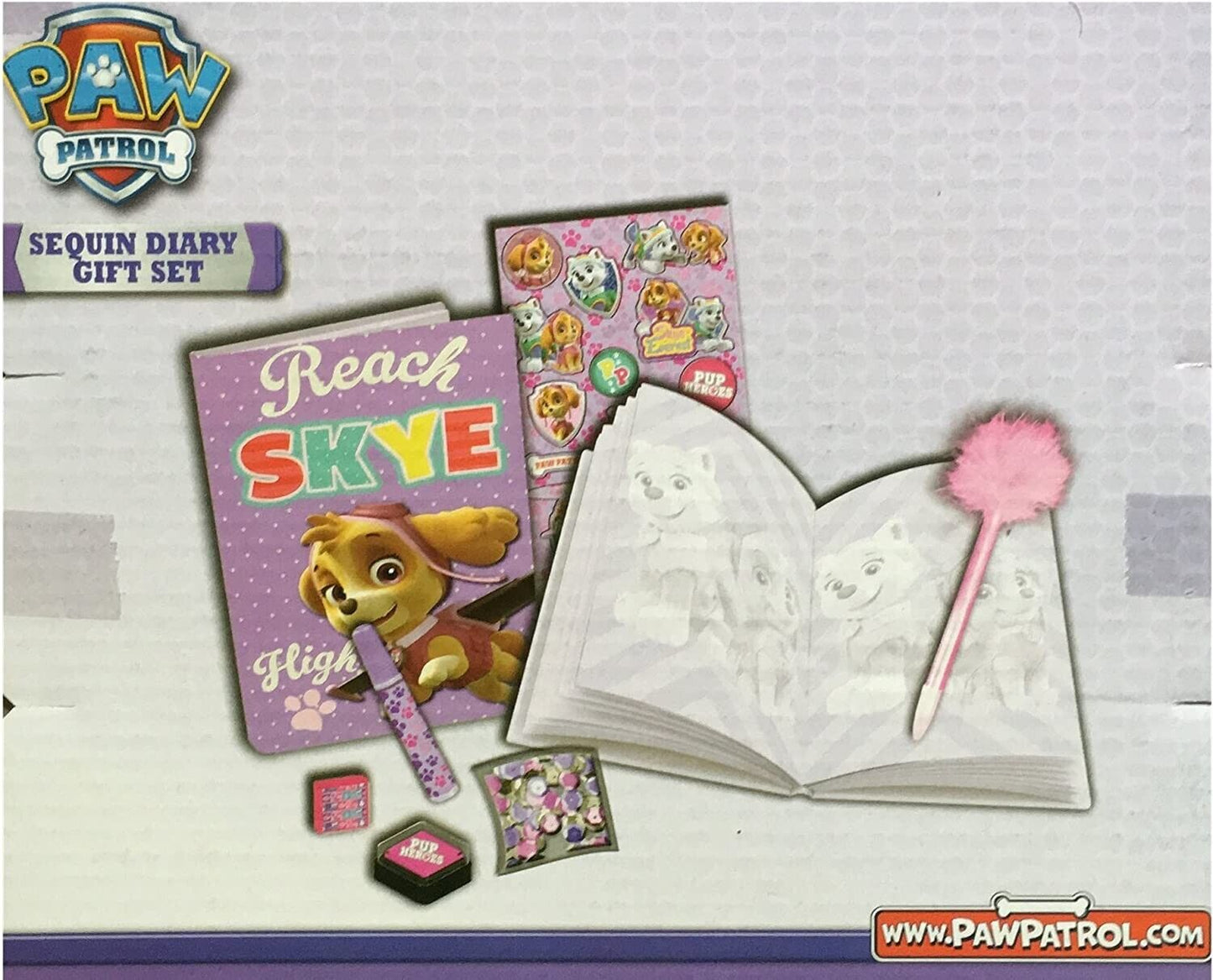 Paw Patrol Official Sequin Diary Set