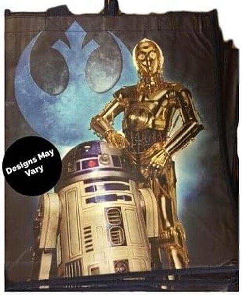 Star Wars Action Figures Ultimate Gift Tote Bag for Shopping School Organizing