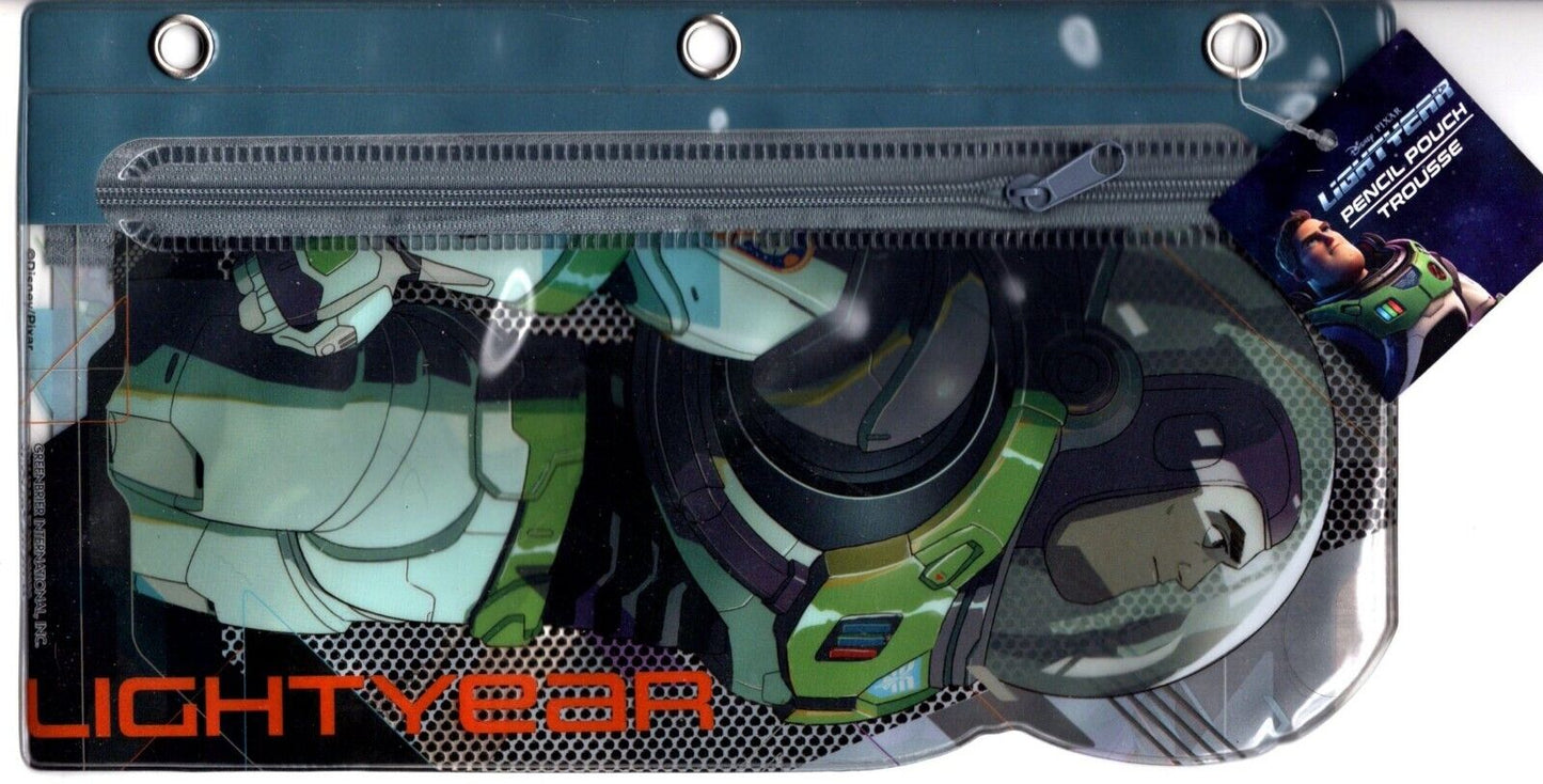 Peachtree Playthings Notebook Pencil Pouch - Princesses Moana & Ariel & Toy Stor