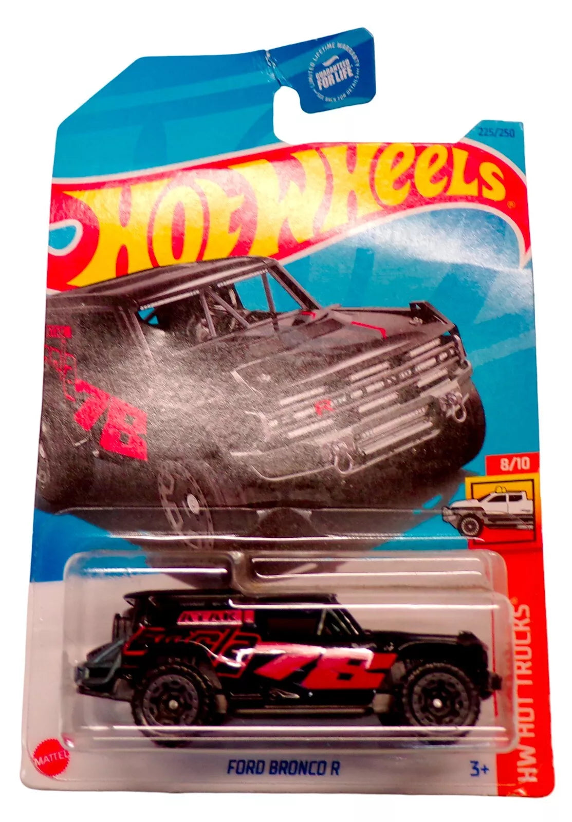 2023 Hot Wheels Ford Bronco R #225 HW Hot Trucks 8/10 Black