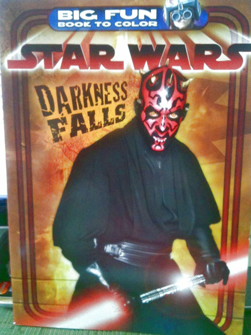 Star Wars Dark Maul Coloring Book