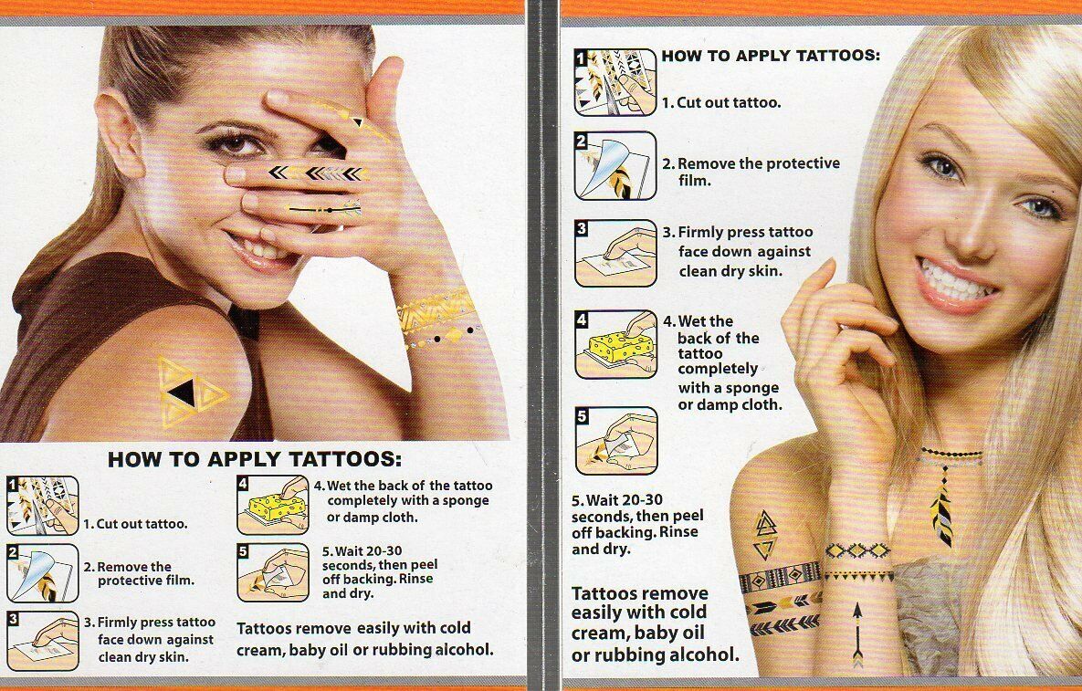 Happy Halloween Temporary Temporary Tattoos - (Bundle 2 Items) V4
