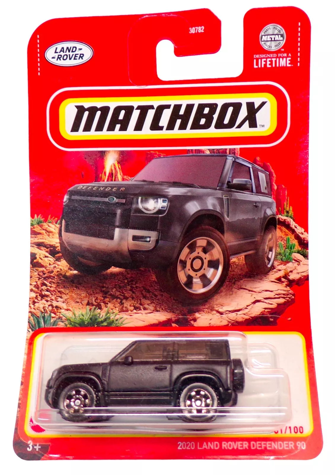 Hot Wheels 2020 Land Rover Defender 90 Black Car