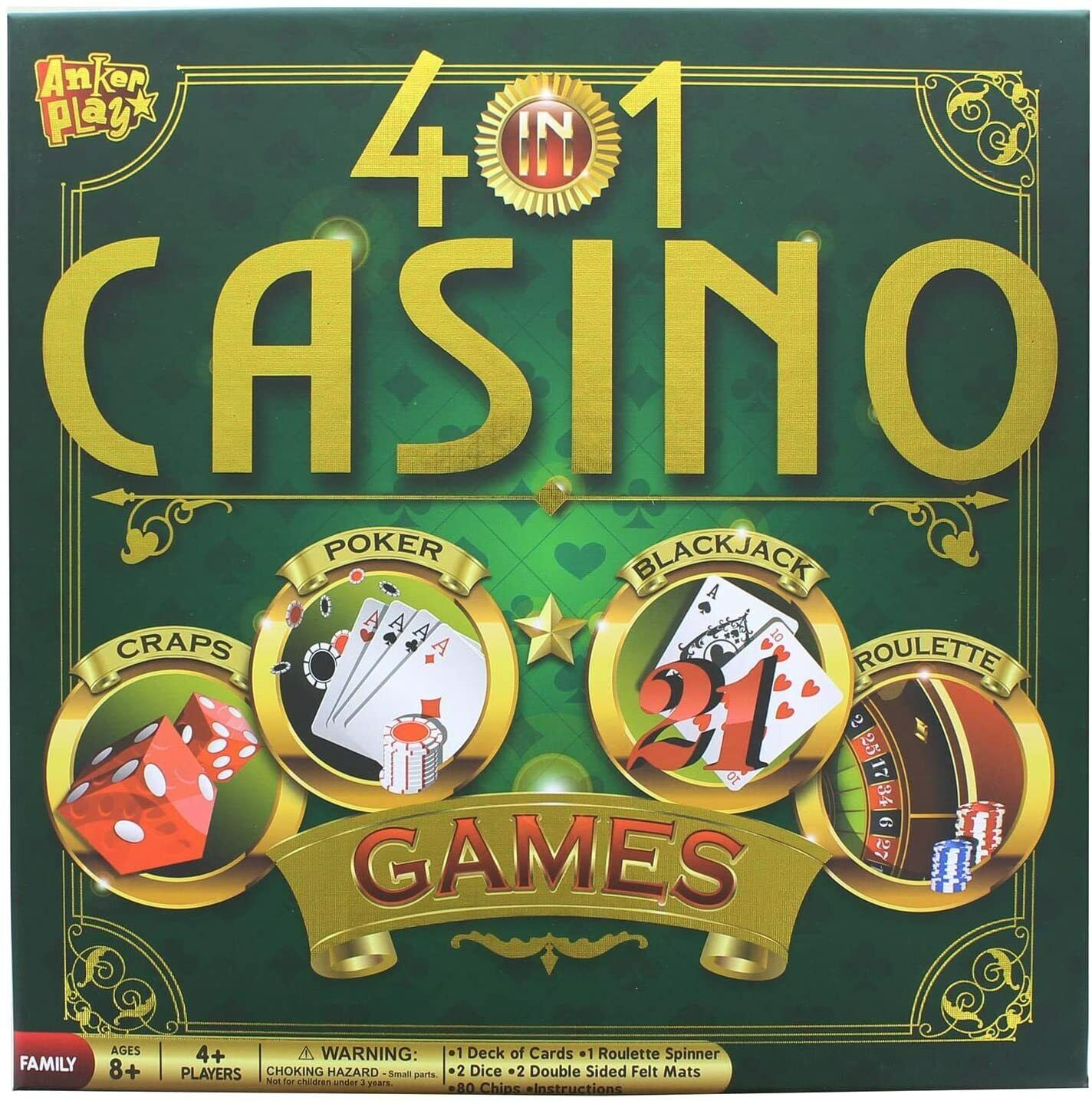 4 in 1 Casino Games