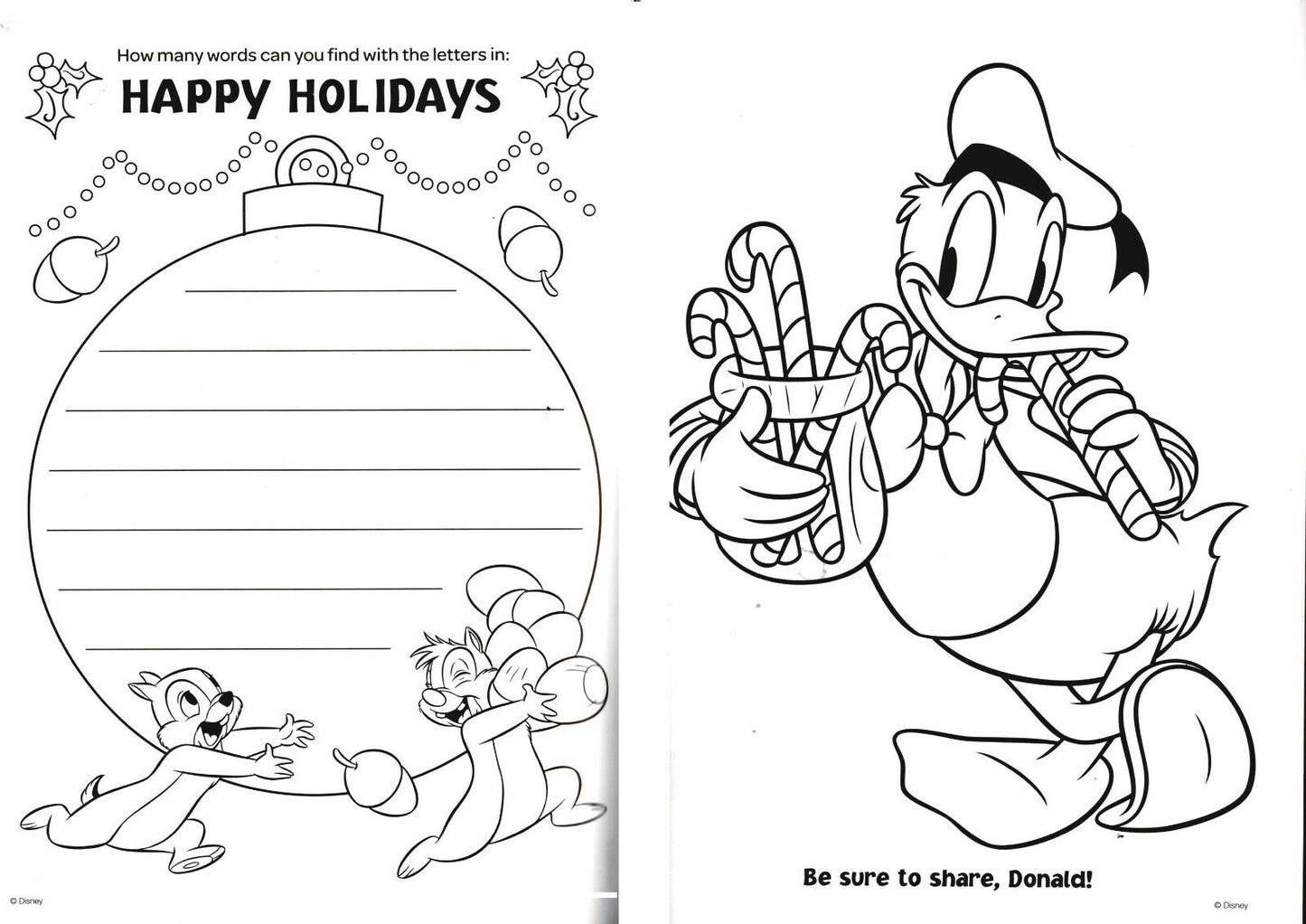 Colortivity - Christmas Holiday - Coloring and Activity Book ~ Holiday Fun