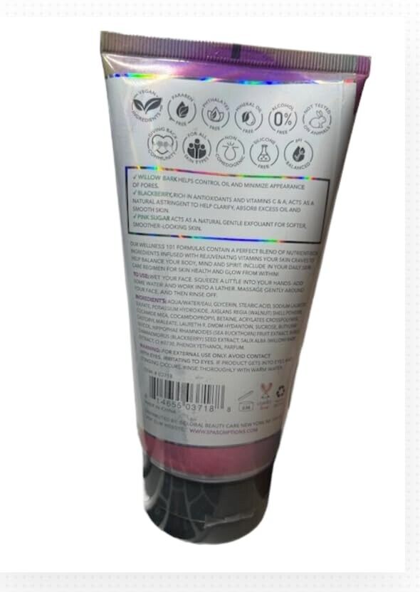 SpaScriptions WELLNESS 101 Detoxifying Cleanser & Scrub 5Fl Oz